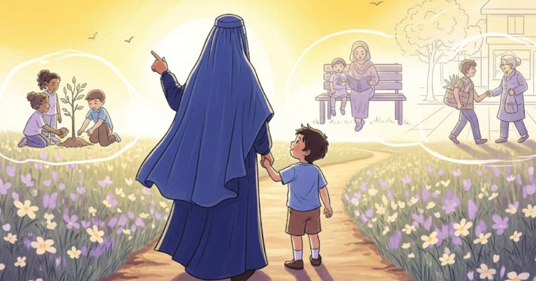 Mrs. Imtiaz Kausar’s values reflected through her son’s actions and compassion