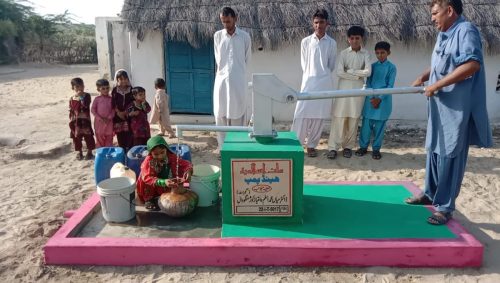 Installation of Clean Water Pump - Interior Sindh